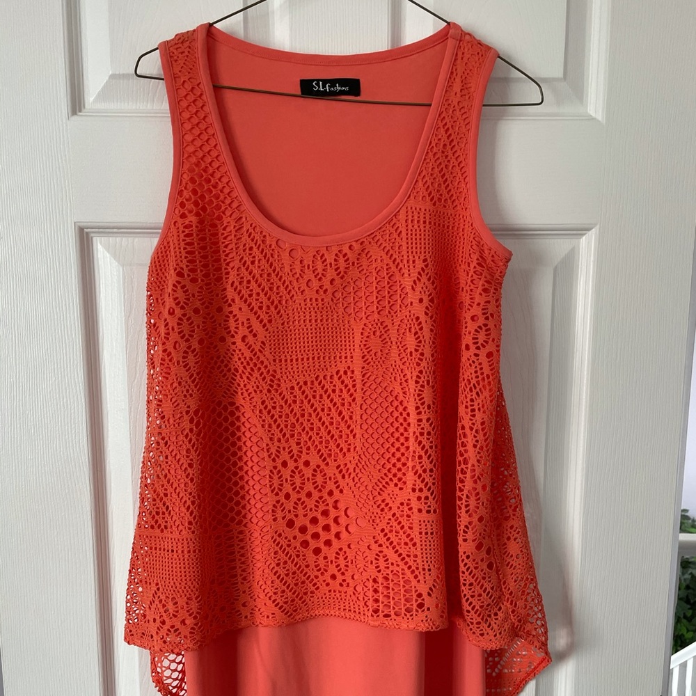 Orange Lace Dress